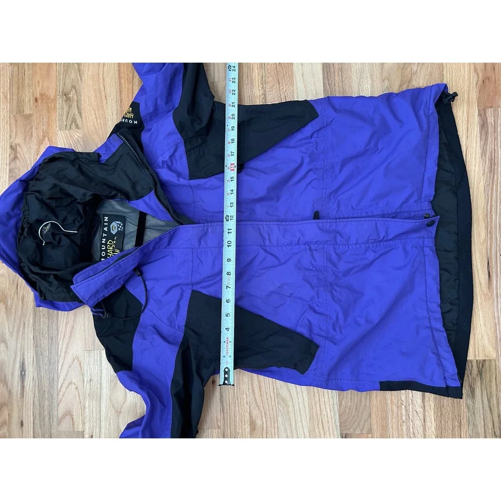 Mountain Hardwear Conduit Purple Black Colorblock Hooded Jacket‎ Womens Size 10